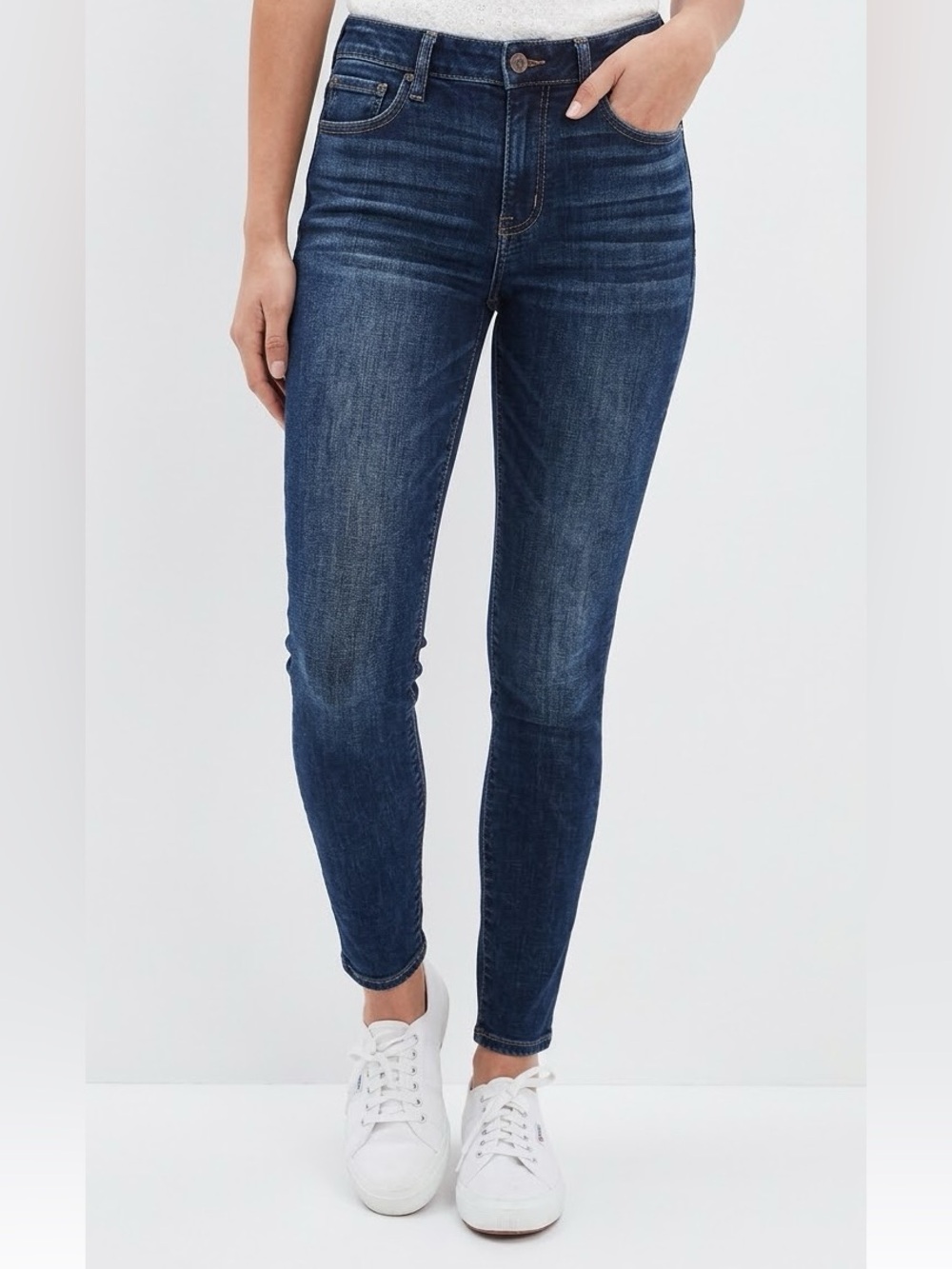 American Eagle 360 Next Level Stretch Jegging Estimated Size 14 regular - Blue
